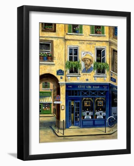 Caf?an Gogh-Marilyn Dunlap-Framed Art Print