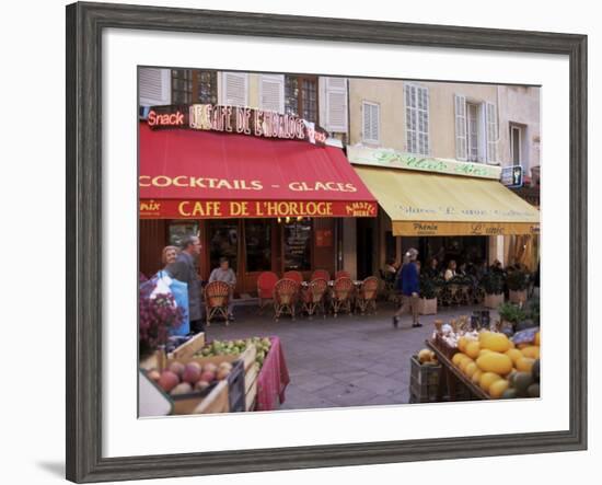 Cafe, Aix-En-Provence, Bouches-Du-Rhone, Provence, France-John Miller-Framed Photographic Print