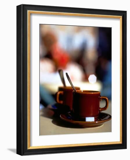 Cafe, Aix En Provence, France-Walter Bibikow-Framed Photographic Print