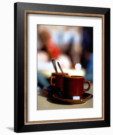 Cafe, Aix En Provence, France-Walter Bibikow-Framed Photographic Print