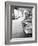 Cafe and Archway, Turin, Italy-Walter Bibikow-Framed Photographic Print