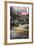 Cafe And Cab Rain-Moises Levy-Framed Photographic Print