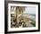 Cafe at the Beach, St. Kilda, Melbourne, Victoria, Australia-Richard Nebesky-Framed Photographic Print