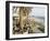 Cafe at the Beach, St. Kilda, Melbourne, Victoria, Australia-Richard Nebesky-Framed Photographic Print