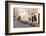 Cafe Au Croissant Dore, Rue Marchands, Colmar, Alsace, France, Europe-Markus Lange-Framed Photographic Print