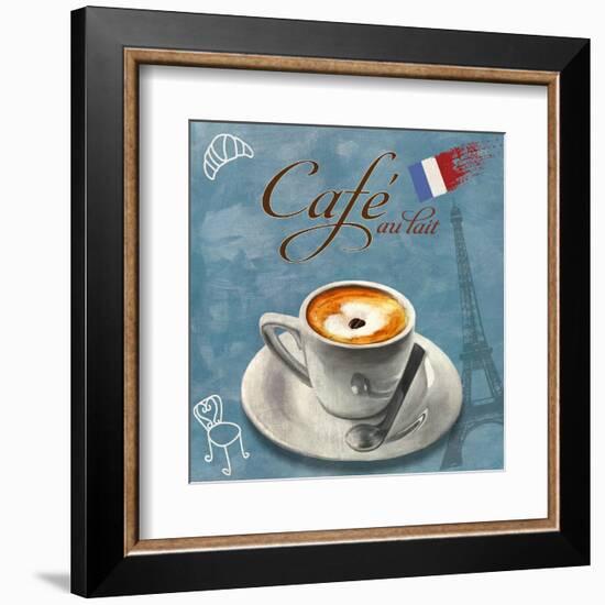 Cafe au lait-Skip Teller-Framed Art Print