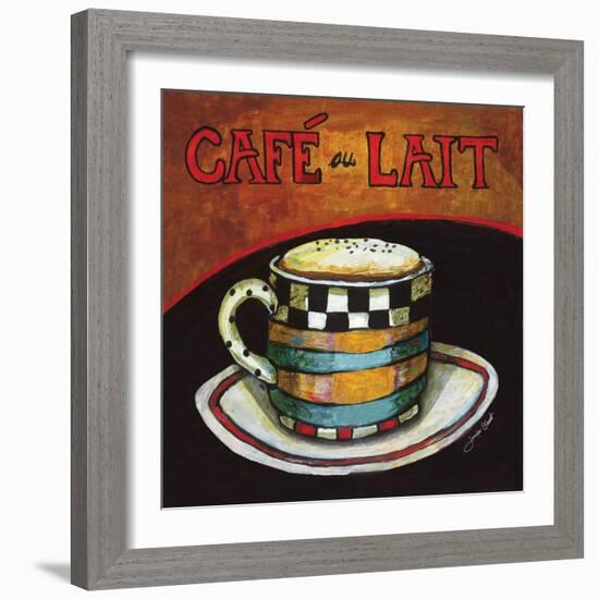 Cafe Au Lait-Jennifer Garant-Framed Giclee Print