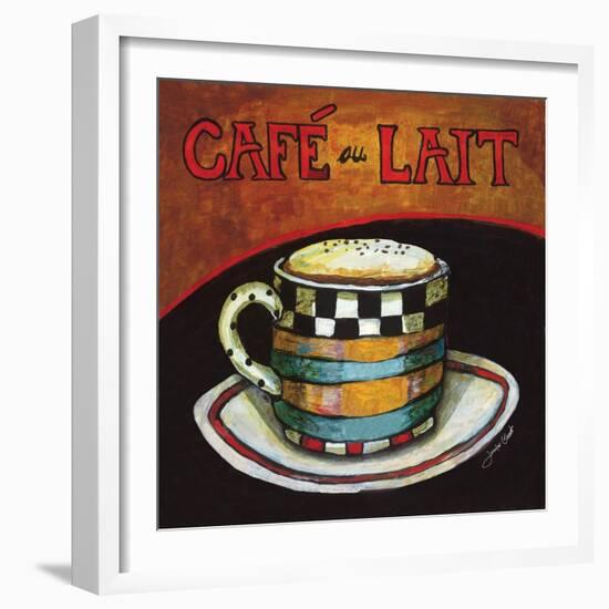 Cafe Au Lait-Jennifer Garant-Framed Giclee Print