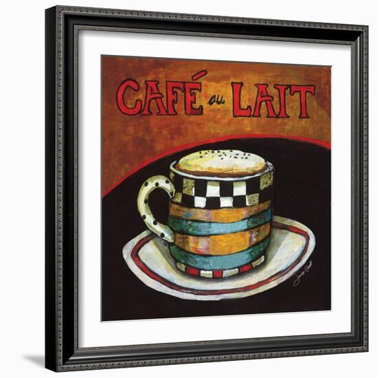 Cafe Au Lait-Jennifer Garant-Framed Giclee Print
