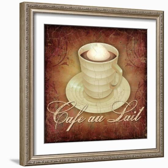 Cafe au Lait-Kate Ward Thacker-Framed Giclee Print