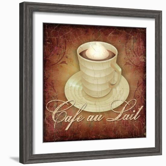 Cafe au Lait-Kate Ward Thacker-Framed Giclee Print