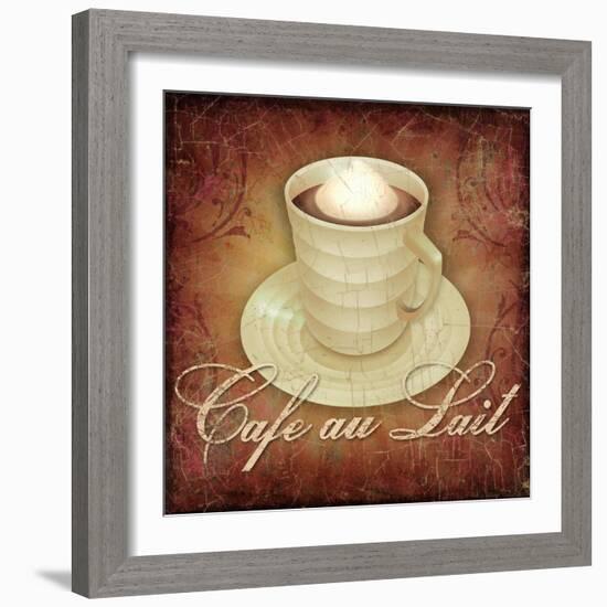 Cafe au Lait-Kate Ward Thacker-Framed Giclee Print