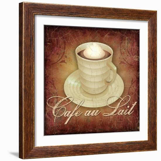 Cafe au Lait-Kate Ward Thacker-Framed Giclee Print