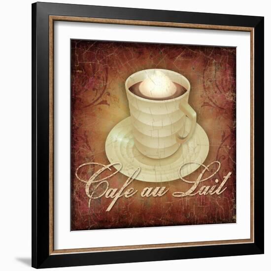 Cafe au Lait-Kate Ward Thacker-Framed Giclee Print