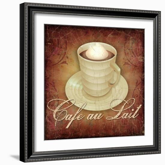 Cafe au Lait-Kate Ward Thacker-Framed Giclee Print