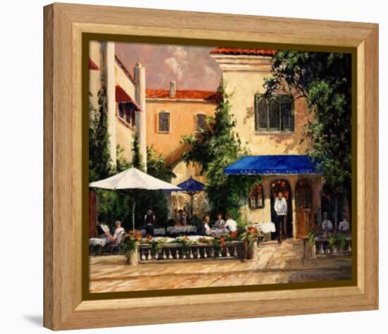 Café Bar-Art Fronckowiak-Framed Stretched Canvas