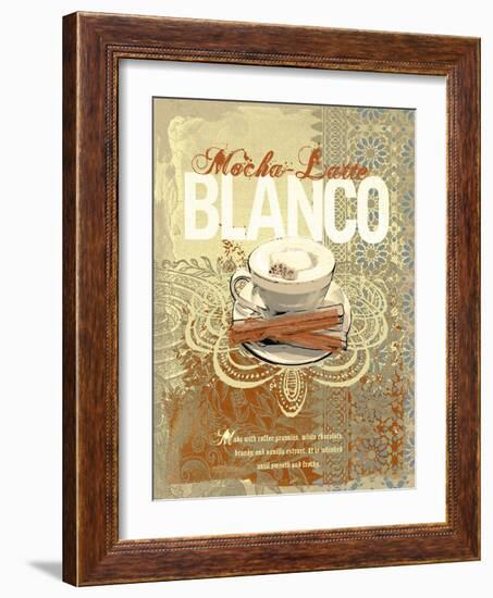 Cafe Blanco-Ken Hurd-Framed Art Print