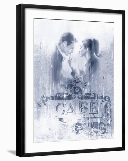 Cafe Bleu II-Sharon Pinsker-Framed Giclee Print