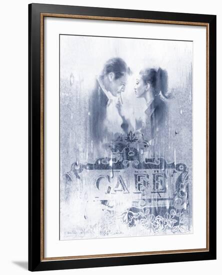 Cafe Bleu II-Sharon Pinsker-Framed Giclee Print