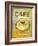 Cafe Bombon-Ken Hurd-Framed Art Print