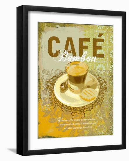 Cafe Bombon-Ken Hurd-Framed Art Print