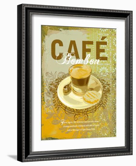 Cafe Bombon-Ken Hurd-Framed Art Print