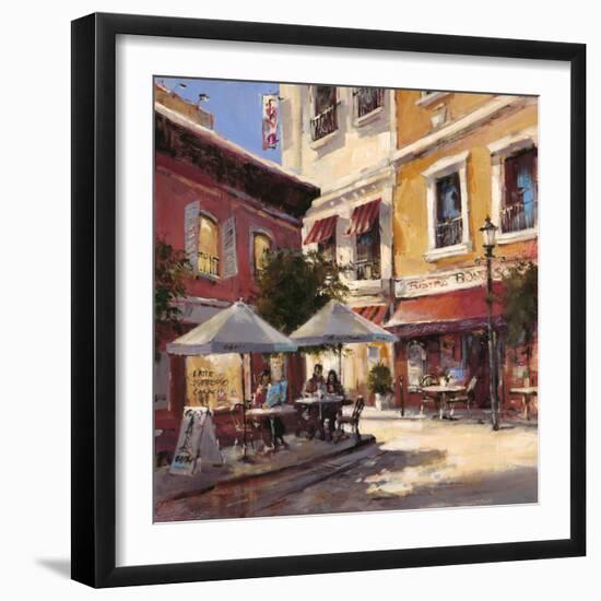 Café Break-Brent Heighton-Framed Premium Giclee Print