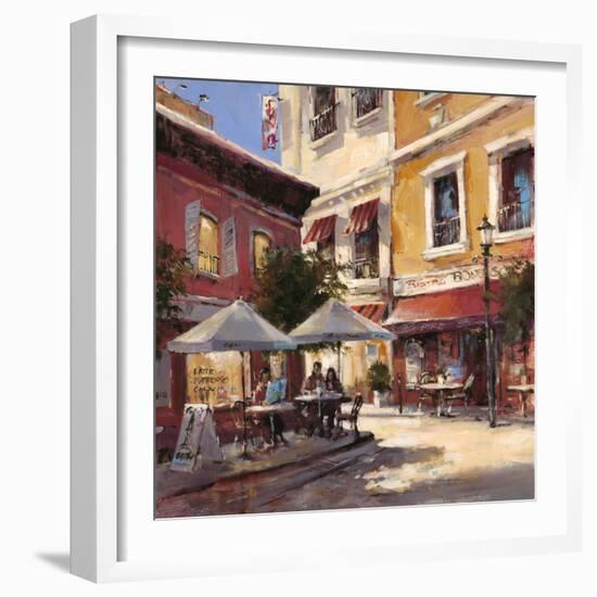 Café Break-Brent Heighton-Framed Premium Giclee Print