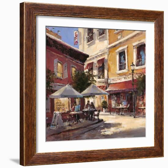 Café Break-Brent Heighton-Framed Art Print