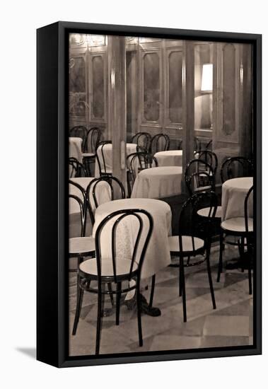 Cafe Chairs I-Rita Crane-Framed Premier Image Canvas