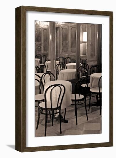 Cafe Chairs I-Rita Crane-Framed Photographic Print