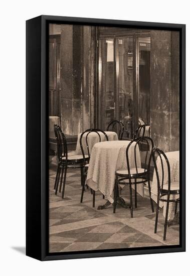 Cafe Chairs II-Rita Crane-Framed Premier Image Canvas
