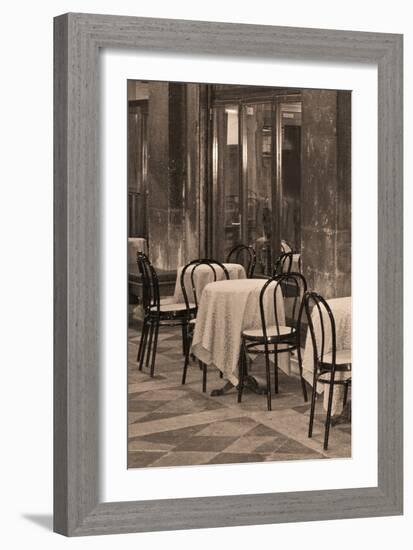 Cafe Chairs II-Rita Crane-Framed Photographic Print