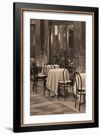 Cafe Chairs II-Rita Crane-Framed Photographic Print