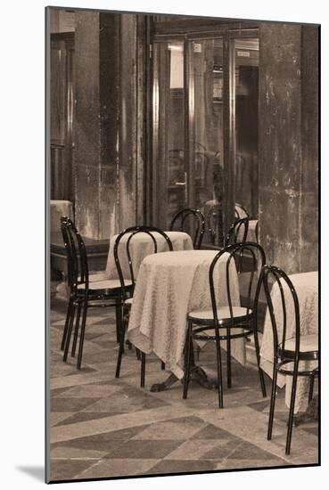 Cafe Chairs II-Rita Crane-Mounted Photographic Print