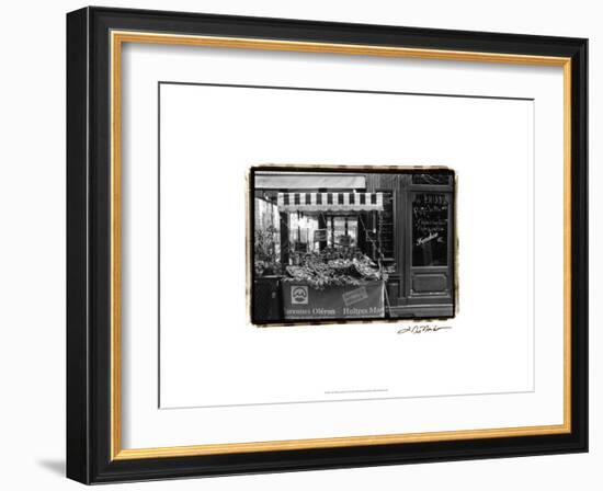 Café Charm, Paris I-Laura Denardo-Framed Art Print