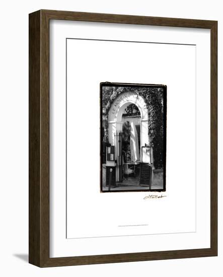 Café Charm, Paris III-Laura Denardo-Framed Art Print