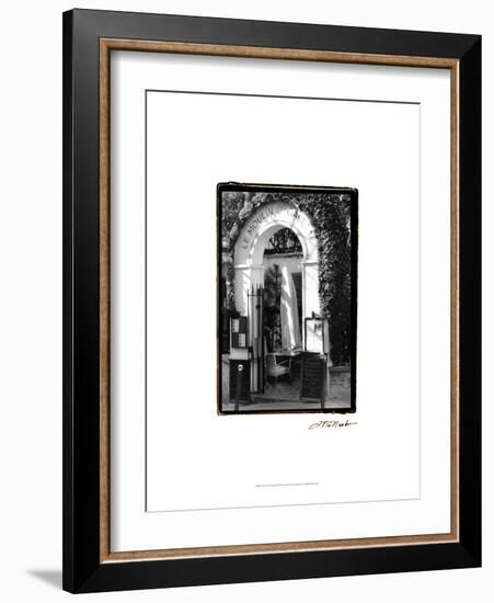 Café Charm, Paris III-Laura Denardo-Framed Art Print