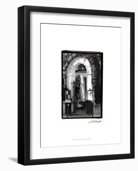 Café Charm, Paris III-Laura Denardo-Framed Art Print