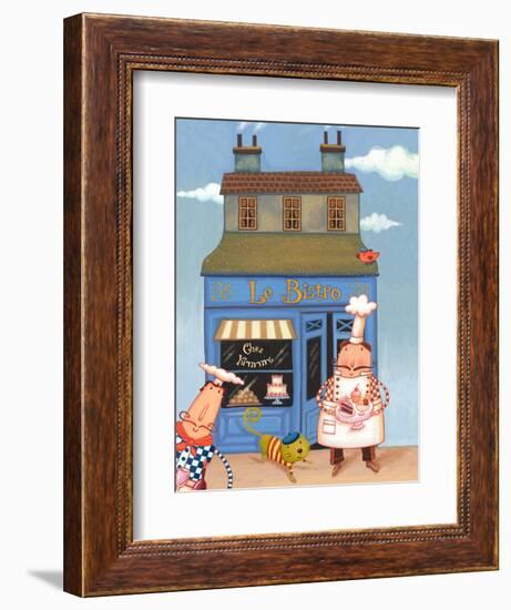 Cafe Chef I-Viv Eisner-Framed Art Print