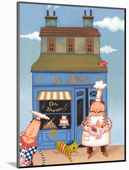 Cafe Chef I-Viv Eisner-Mounted Art Print