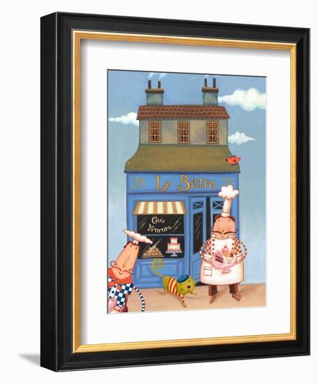 Cafe Chef I-Viv Eisner-Framed Art Print