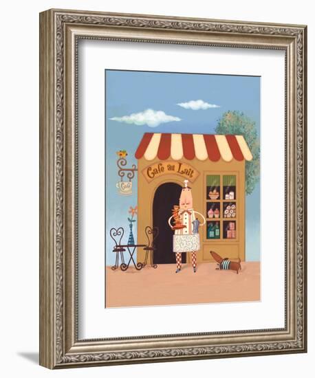 Cafe Chef II-Viv Eisner-Framed Art Print