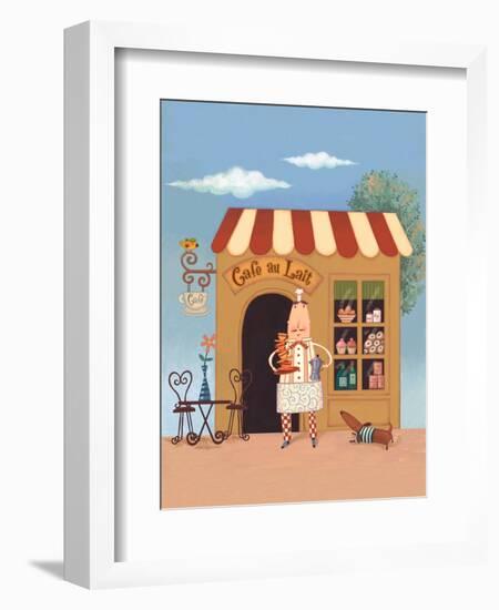 Cafe Chef II-Viv Eisner-Framed Art Print