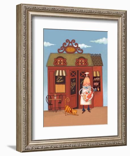 Cafe Chef III-Viv Eisner-Framed Art Print