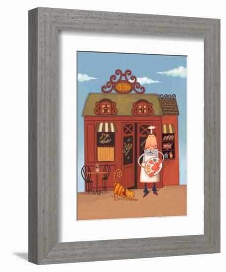 Cafe Chef III-Viv Eisner-Framed Art Print