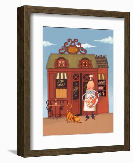 Cafe Chef III-Viv Eisner-Framed Art Print