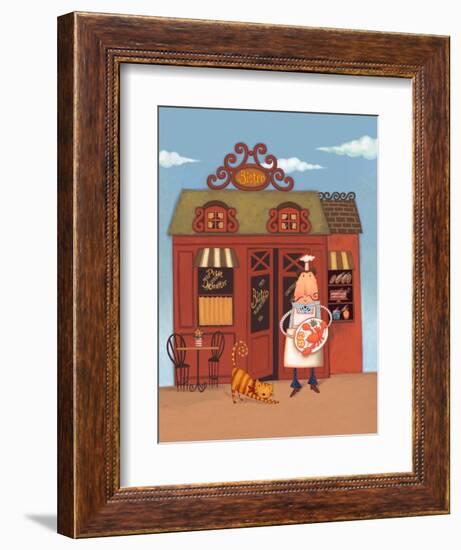 Cafe Chef III-Viv Eisner-Framed Art Print