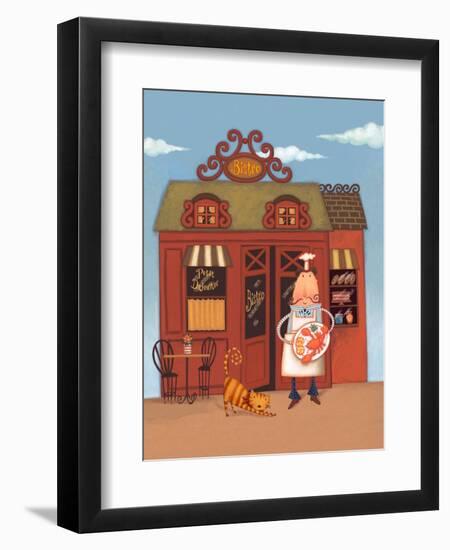 Cafe Chef III-Viv Eisner-Framed Art Print