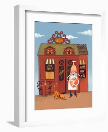 Cafe Chef III-Viv Eisner-Framed Art Print